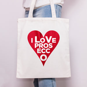 'I Love Prosecco' Cotton Tote Bag